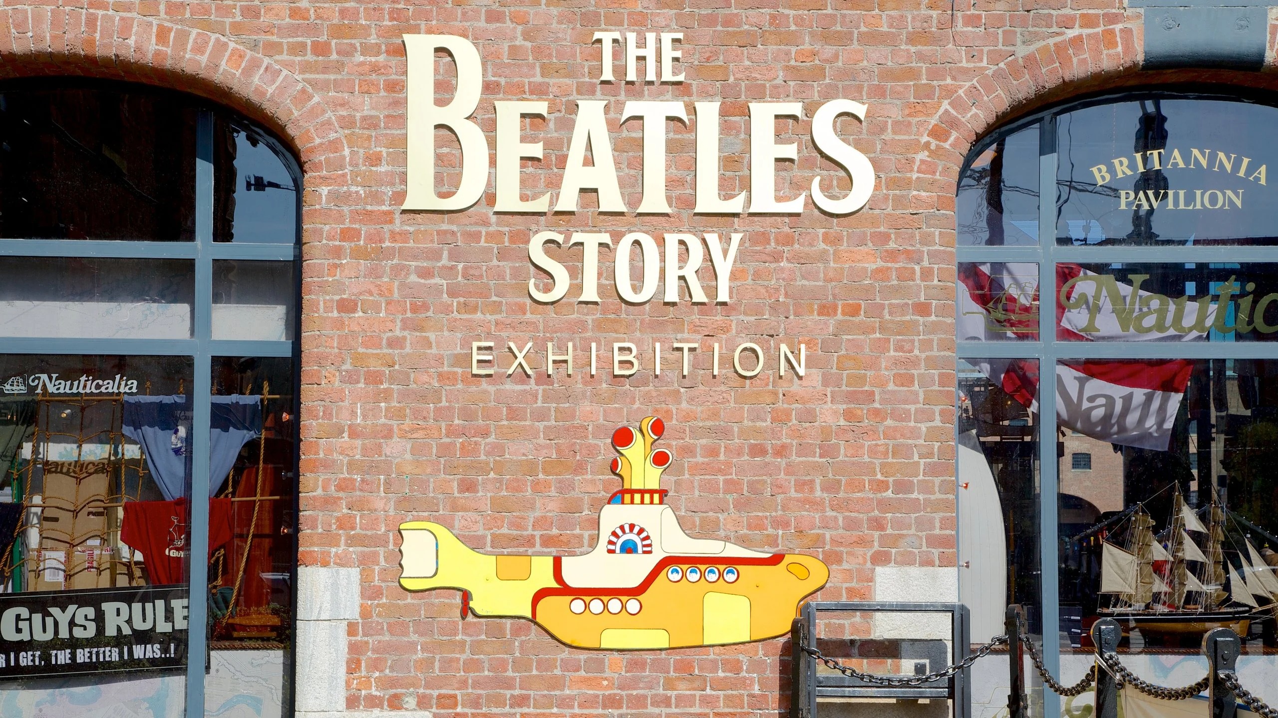 The Beatles Story exhibition showcasing memorabilia and history of the iconic band in an immersive setting